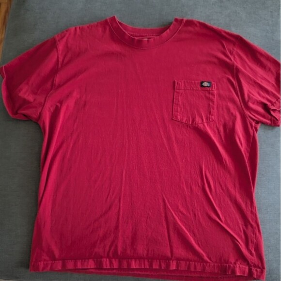 Dickies 2X Mens red t-shirt - Picture 1 of 4